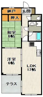 サンロード【1階】の間取り