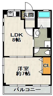 ハイツ77-Ⅱ【3階】の間取り