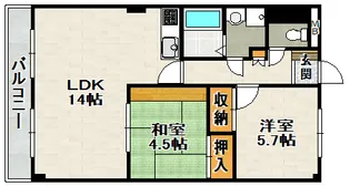 ファミーユ静愛Ⅱ【4階】の間取り