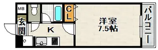 カーサーフェリス【2階】の間取り