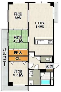 サザンハイムグルック【203号室】の間取り