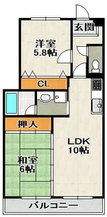 ロイヤルスウィート【②号室(302)号室】の間取り