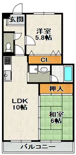 ロイヤルスウィート【③号室(203)号室】の間取り