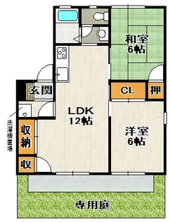 セジュール新並【1階】の間取り
