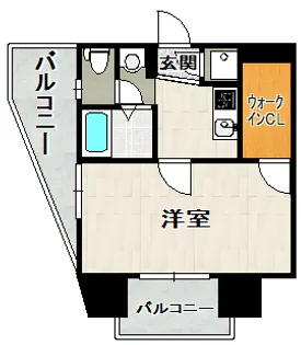 ビガーポリス133宝塚【⑥号室(1006)号室】の間取り