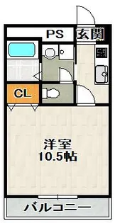 アンプルールフェールフリージア【3階】の間取り