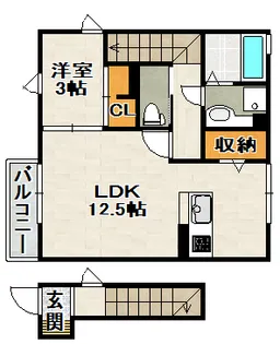 ラ フレーズ【2階】の間取り