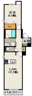 BELLE CE DOMANI 宝塚1番館【205号室】の間取り