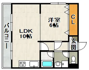 ディジェーム中村【404号室】の間取り