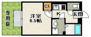 ヴェルドミール栄根【1階】の間取り