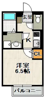 ヴェルドミール栄根【2階】の間取り