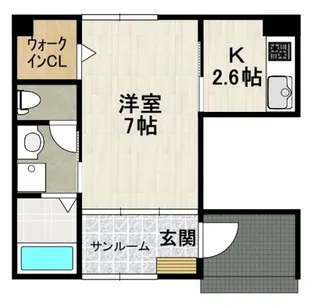 メゾン グランシャン【1階】の間取り