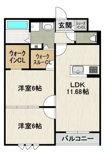 アイメゾン ドゥ シトラス【3階】の間取り