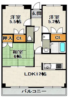 REIWA宝塚【406号室】の間取り