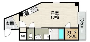 ELEGANTE宝塚【2階】の間取り