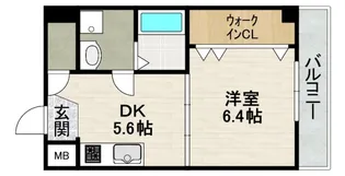 ELEGANTE宝塚【3階】の間取り