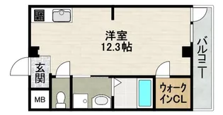 ELEGANTE宝塚【3階】の間取り