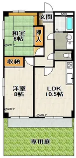 ジャルダン美樹【1階】の間取り