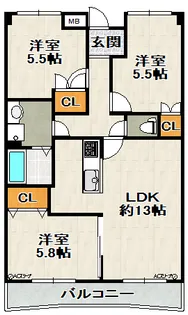 グランドール【2階】の間取り