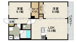 ヴィラ・アーバネット【1階】の間取り