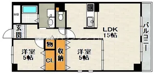 ツインパレス北伊丹【3階】の間取り