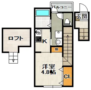 あんしん+美座【2階】の間取り