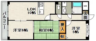 デイグランシエル【4階】の間取り