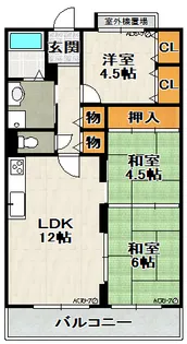 プリーマ巽【3階】の間取り