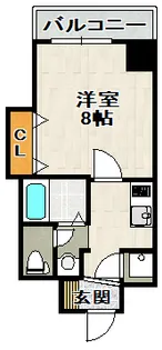 ビガーポリス133宝塚【6階】の間取り
