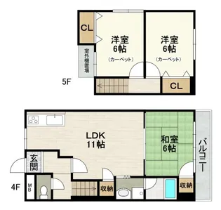 フライブルク瑞穂の間取り