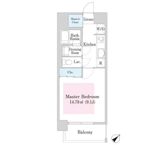 広尾ハイツ【703号室】の間取り
