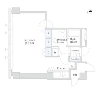 アクロスシティ中野坂上ハイツ【2101号室】の間取り