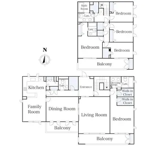 コルティーレ駒場【1302号室】の間取り