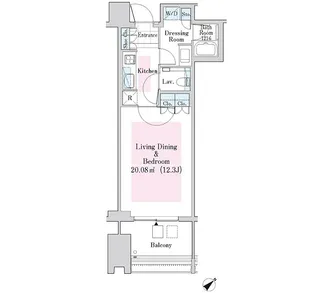 ラ・トゥール新宿ガーデン【30階】の間取り