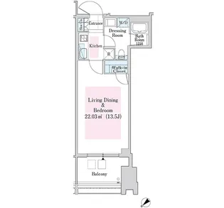 ラ・トゥール新宿ガーデン【2918号室】の間取り