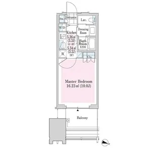 ラ・トゥール新宿アネックス【812号室】の間取り