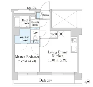 西新宿フォレストアネックス【504号室】の間取り