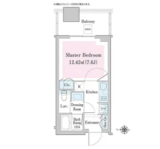 中野ステーションレジデンス【404号室】の間取り