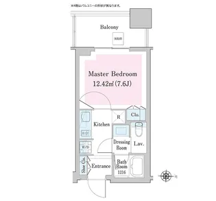 中野ステーションレジデンス【515号室】の間取り