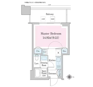 中野ステーションレジデンス【619号室】の間取り