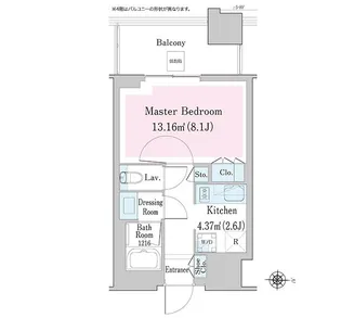 中野ステーションレジデンス【818号室】の間取り