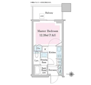 中野ステーションレジデンス【905号室】の間取り