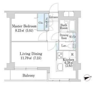 西新宿フォレストアネックス【604号室】の間取り