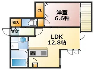 N-CUBE【3階】の間取り