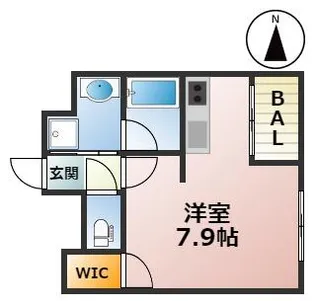 カノン甲南山手【4階】の間取り
