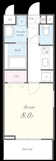 Clair摩耶【3階】の間取り
