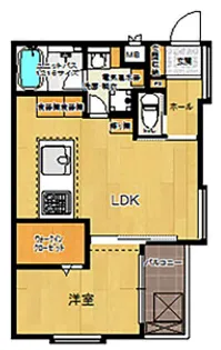 コストルツィオーネ本山南【502号室】の間取り