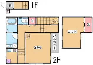 グランメール魚崎【203号室】の間取り