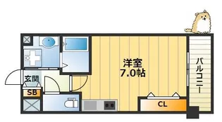 ベルヴィ六甲【211(C3)号室】の間取り