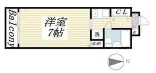 メゾン・ド・六甲パートⅢ【4階】の間取り